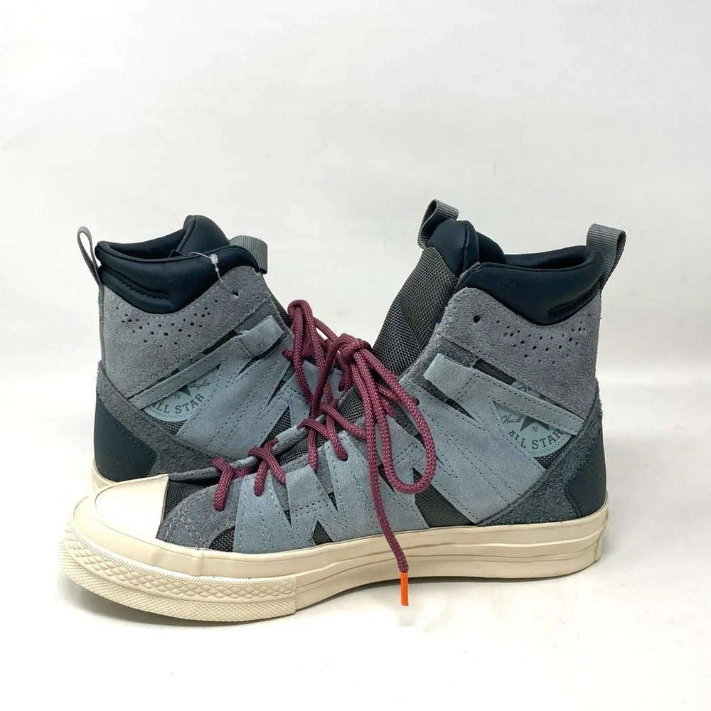 Converse Chuck 70 High Top Suede Sedona Grey Women’s Suede Sneakers 172351C - Picture 8 of 10